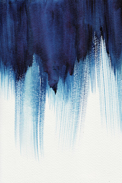 Abstract blue watercolor