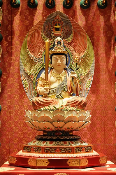 La statue de Bouddha, relique de dents de Bouddha chinois . — Photo