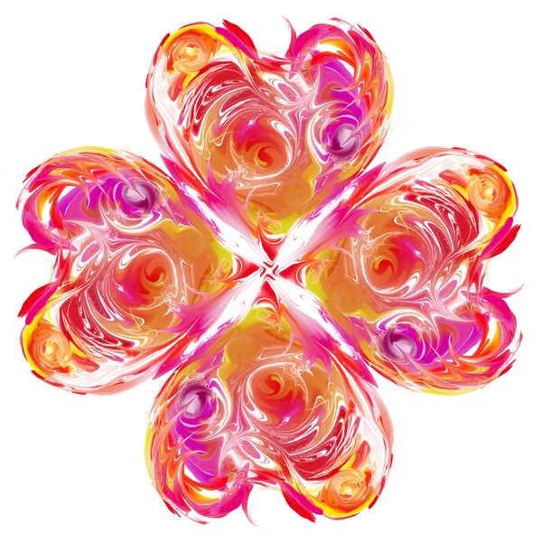 Abstract flower heart — Stock Photo, Image