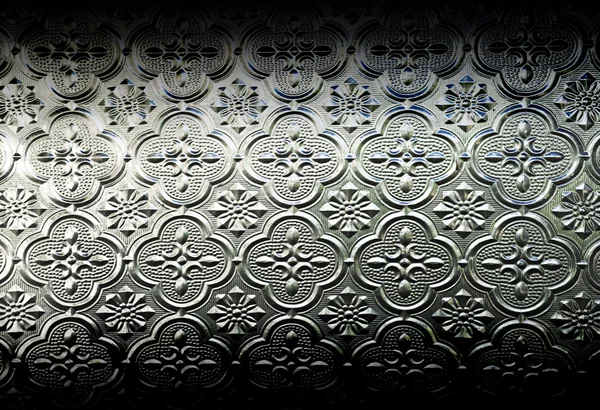 Abstraktní stříbrné patternthailand styl — Stock fotografie