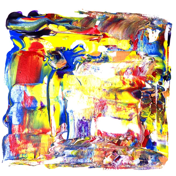 Pintura acrílica abstracta — Foto de Stock