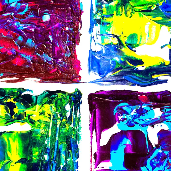Abstraktní Akrylové barvy — Stock fotografie