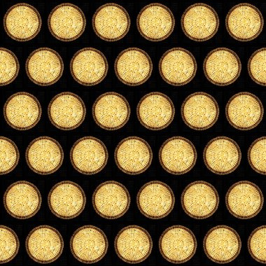 Siyah duvar desen lambalar