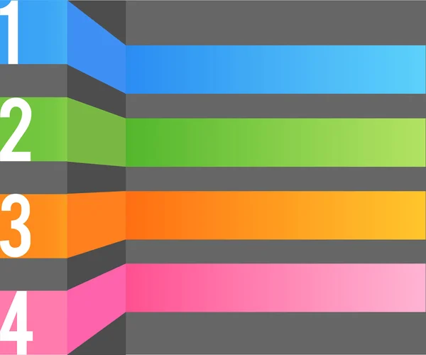 Multi kleur ontwerpsjabloon — Stockvector