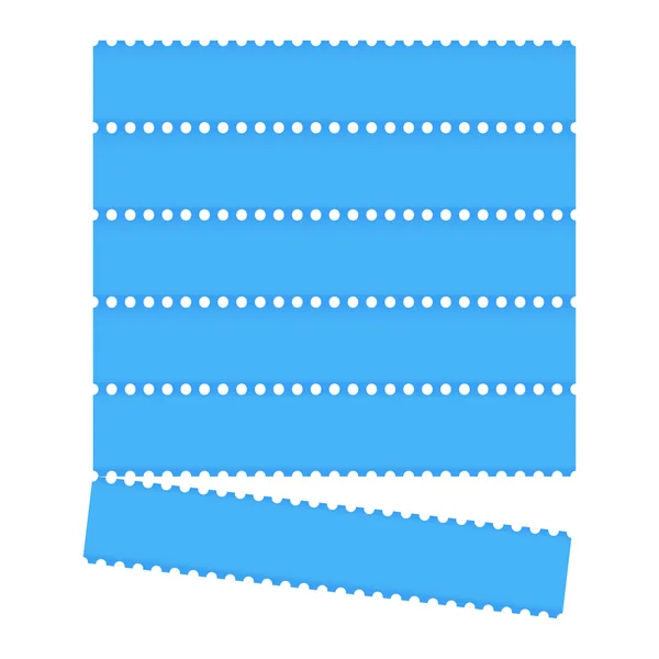 Barre graphique bleue — Image vectorielle