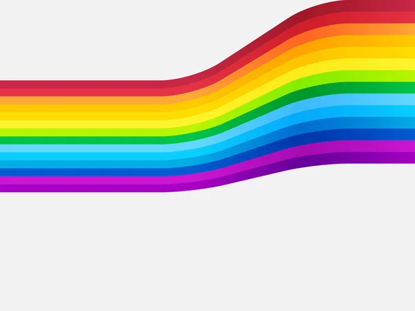 Rainbow kurva bakgrund — Stock vektor