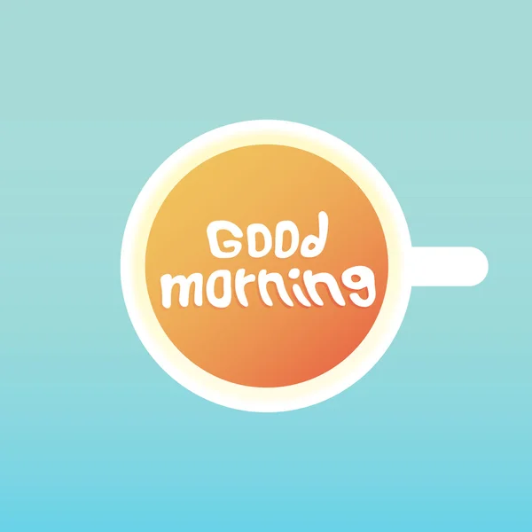 God morgon kaffe — Stock vektor