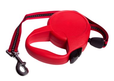 Retractable leash for dog clipart