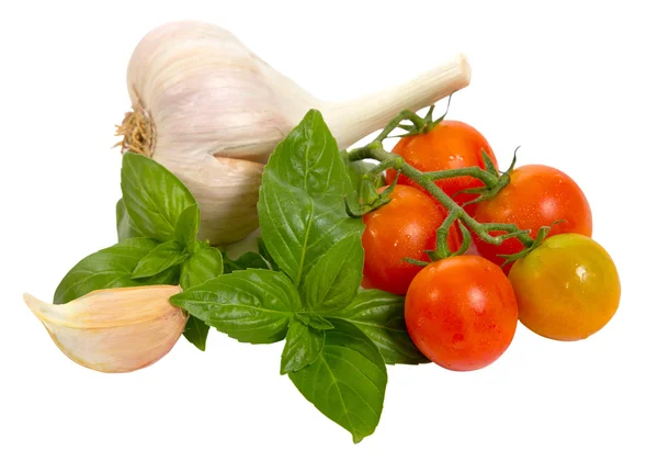 Сирі овочі на білому Ліцензійні Стокові Фото