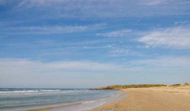 Akdeniz üzerinde güzel bulutlar