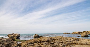 Akdeniz üzerinde güzel bulutlar