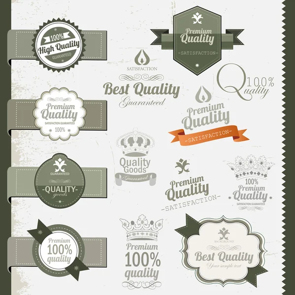 Labels de qualité Premium — Image vectorielle