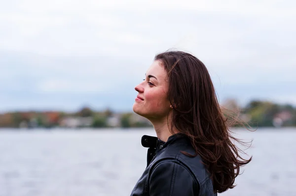 Disfrutando del viento — Foto de Stock