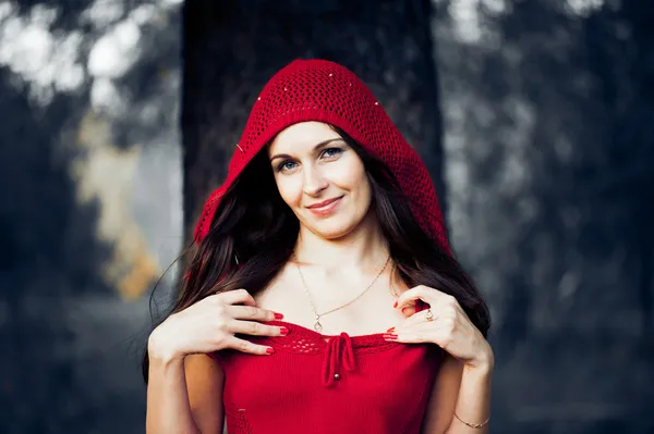 Beautiful woman in the image — Stock Photo, Image