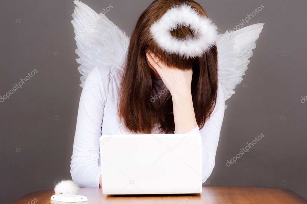 angel tired