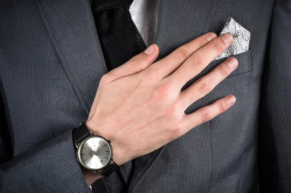 Hombre de negocios en traje — Foto de Stock