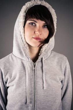 güzel bir kadın ceket