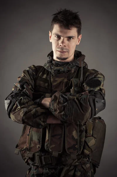 Man in uniform — Stock Photo, Image