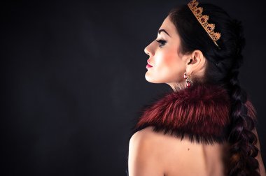 diadem içinde güzel lüks Prenses