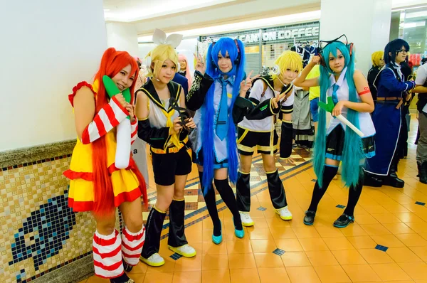 Giapponese anime cosplay posa in fumetto partito 46th . — Foto Stock