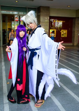 Bangkok - 30 Mart: Bir Tanımlanamayan Japon anime cosplay poz