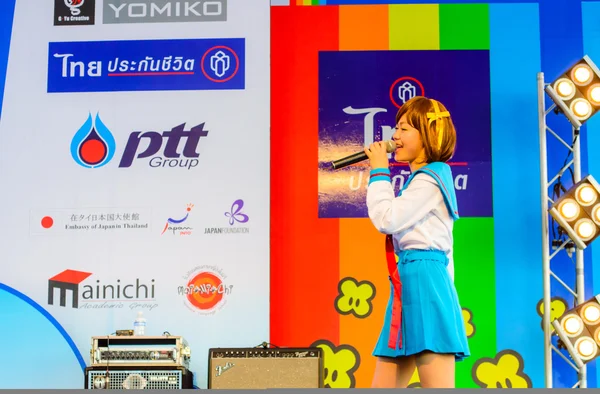 Bangkok - March 30 : Mini Concert by Kazumi Sekine in Thai-Japan — Stock Photo, Image