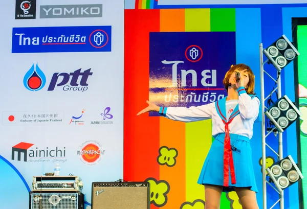 Bangkok - 30 mars : Mini concert de Kazumi Sekine en Thaïlande-Japon — Photo
