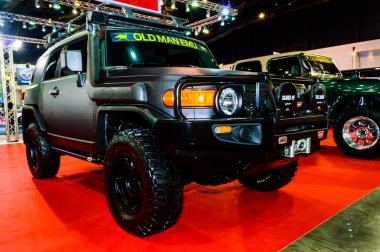Toyota fj cruiser bangkok uluslararası auto salon 2013 ekranda.