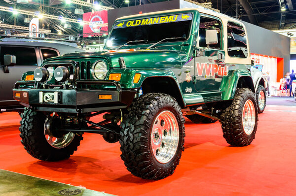 Jeep Wrangler JK на выставке в Бангкоке
.