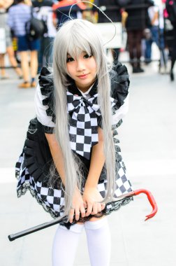 cosplayer nyaruko Japonya festa Bangkok 2013 yılında gelen karakterler olarak.