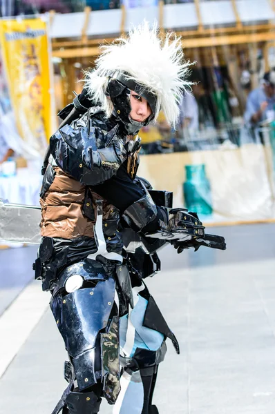 Cosplayer as characters Metal Gear Solid from Vedio Game in Japan Festa in Bangkok 2013. — Stock Photo, Image