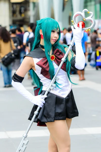 BANGKOK - AUGUST 31 : Cosplayer as characters from Sailor Moon i — Stock Photo, Image