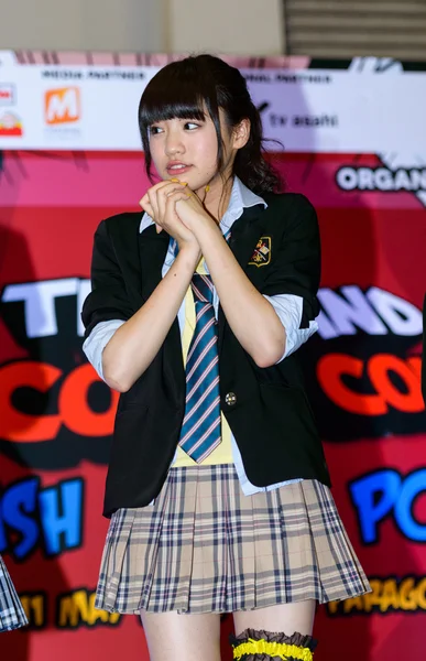Shida Yumi from Yumemiru Adolescence Group in Thailand Comic Con 2014. — Stock Photo, Image