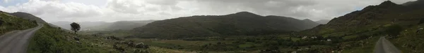 Panoramic photo of the Gap of Dunloe, Ireland. — Stock Photo, Image