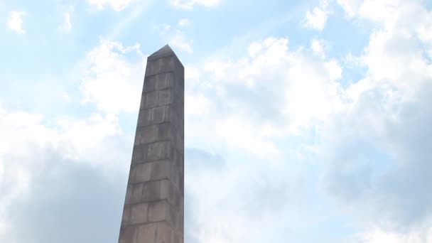 Obelisco del Memorial de Guerra de Dover — Vídeo de stock