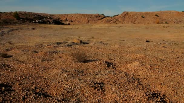 Una cantera abandonada en España — Vídeo de stock