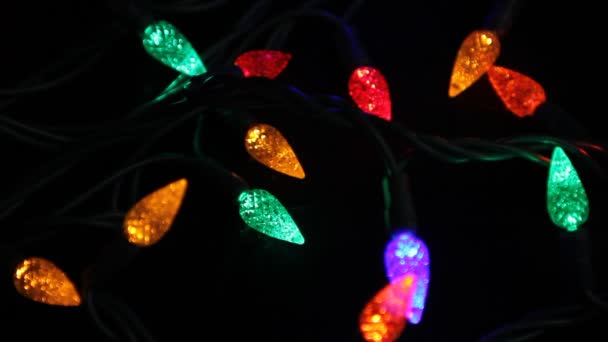 Christmas lights — Stock Video