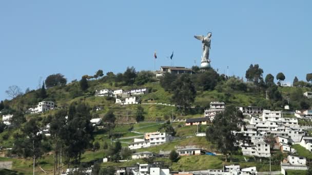 El Panecillo, Quito — Wideo stockowe