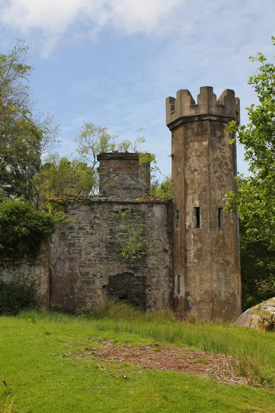 Ruinen der mittelalterlichen Burg — Stockfoto