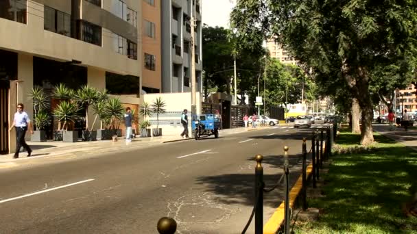 Miraflores in lima — Wideo stockowe