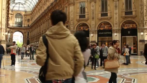 Galleria Vittorio Emanuele à Milan — Video