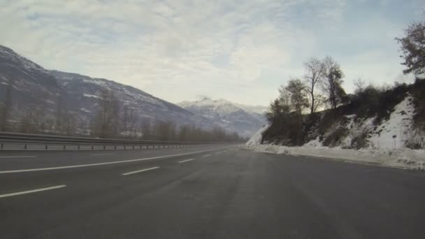 Autopista en Italia — Vídeo de stock