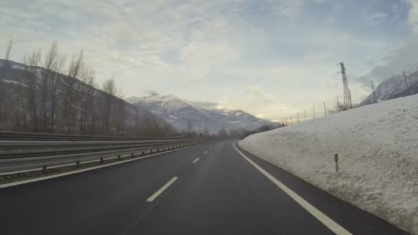 Autopista en Italia — Vídeo de stock