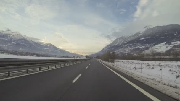 Autopista en Italia — Vídeo de stock