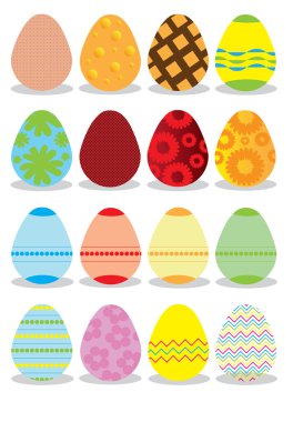 Renkli Paskalya yumurtaları.