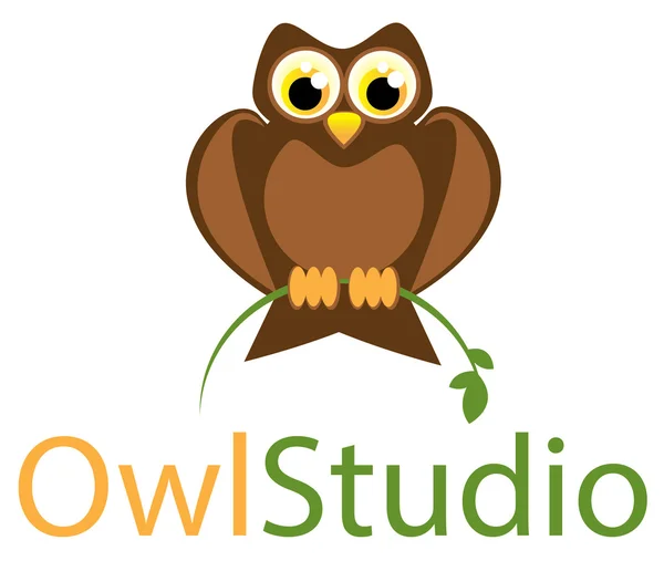 Owl Symbol — Stock Vector