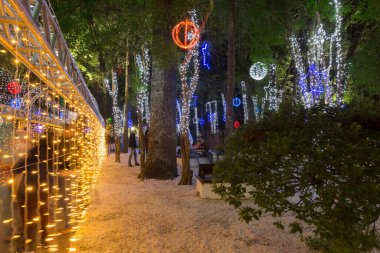 Noel Baba 'nın evinde Noel süsü.