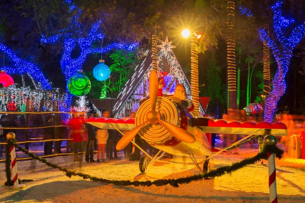 Noel Baba 'nın evinde Noel süsü.