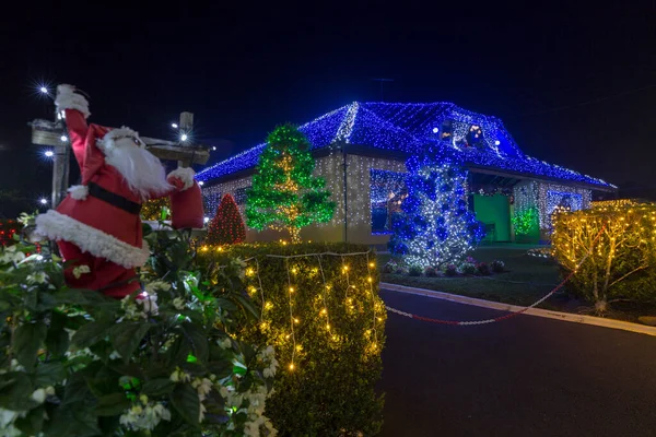 Curitiba Parana Brezilya, 12 Aralık. 2018: Muletta Ailesi Sokak Işığı.