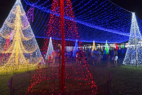 Curitiba Parana Brezilya, 12 Aralık. 2018: Muletta Ailesi Sokak Işığı.